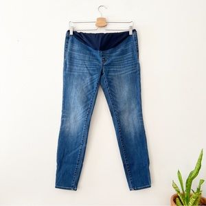 Madewell Maternity Jeans Full Panel Over Belly Skinny. Size 27
